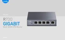 Roteador Cudy R700 Gigabit Multi-Wan VPN 5P Load Balance