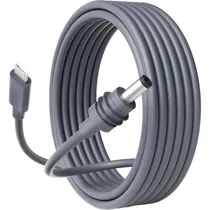 Cabo para Roteador Starlink Mini USB-C para DC / 3 Metros - Cinza