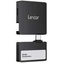 SSD 1TB Externo Portátil Lexar Go SL400 1050/1000 MB/s - Preto (LSL400S001T-RNBNG)