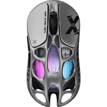 Mouse Gamer Gravastar Mercury X Pro Sem Fio - Interstellar Silver