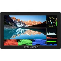 Monitor Feelworld P6X 5.5" 4K Ultra HD - Preto