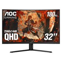 Monitor Gamer AOC CQ32G4VE 31.5" 2K QHD Curvo 180HZ Va - Preto