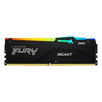 Memória Ram Kingston DDR5 8 GB 5200MHZ Black RGB Fury Beast - KF552C40BBA-8