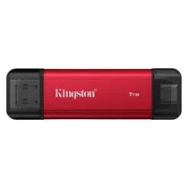Pendrive Kingston Dual Portable 1TB USB-C/USB 3.2 - Vermelho SPSD/1TB
