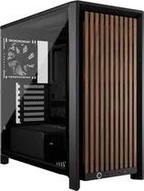 Gabinete Corsair Frame 4000D Wood RS Mid Tower Black/Walnut CC-9011340-WW