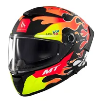 Capacete MT Helmets Thunder 4 SV Yamanaka 2024 B3 - Fechado - Tamanho L - com Óculos Interno - Matt