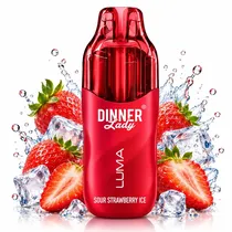 Dinner Lady 40K Luma Sour Strawberry Ice