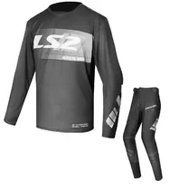 Conjunto de Motocross Enduro LS2, Camisa Y Pantalón Black