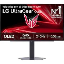 Monitor Gamer LG Ultragear 27GX704A-B Oled 27" QHD 240 HZ / 0.03 MS - Preto