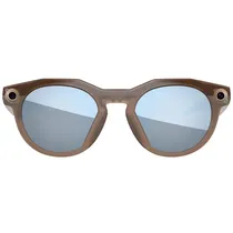 Óculos de Sol Inteligente Oakley Meta HSTN 00W8002 com Câmera e Speaker - Brown Smoke/Prizm Deep Water Polarized