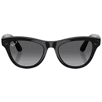 Lentes de Sol Ray-Ban Meta Skyler GEN2 RW4014 - Shiny Black / Polar Gradient Graphite