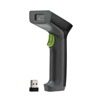 Lector de Código de Barras Zkteco ZKB202S Inalámbrico Negro