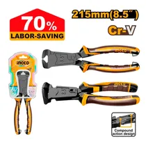 Alicate Torquês Novo Reforçado Ingco HCECP58206 - 8,5"
