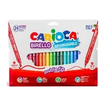 Carioca CA42758 Birello Marcadores de Colores 24PCS