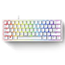Teclado Gamer Razer Huntsman Mini 60% Interruptor Óptico Linear USB Inglês US Mercury - RZ03-03390300-R3M1