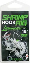 Anzol Top Fishing Shrimp Hook Rig 15 com 5 Peças Luminous