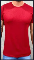 Remera Austin Club Basica Canelada Regular Rojo