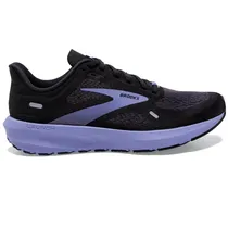 Tênis Brooks Feminino Launch 9 9 Preto/Roxo - 1203731B060