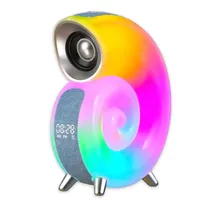 Lampada LED Speaker Blulory Conch Music Light N70 5V / 2A / 6W / Recarregável / 2000MAH - Azul