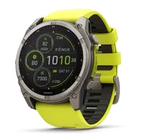 Garmin Relógio Fenix 8 51MM Solar Sapphire Titanium Yellow/Graphite 010-02907-20