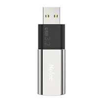 Pendrive Netac US2 Ultra High-Speed 256GB USB 3.2 - Prata (NT03US2N-256G-32SL)