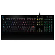 Teclado Gamer Logitech G213 Prodigy 920-008084 RGB USB Inglês - Preto
