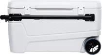 Caixa Térmica Igloo com Rodas Maxcold Sunset Glide 110QT - Branco