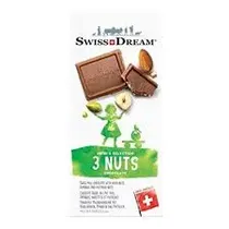 Swiss Dream Chocolate 3 Nuts 100GR