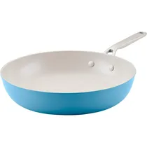 Frigideira Kitchenaid 84817 Antiaderente Tripla Camada Cerâmica 31CM Azul Veludo