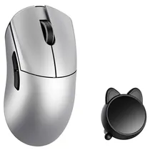 Mouse Gamer Wlmouse Huan 8K Screen Dongle Sem Fio - Prata