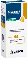 Tirzepatida 7.50MG Gluconex/Lasca (4.Jeringas)