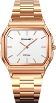 Relogio Skmei 2668 Gold/White - Feminino