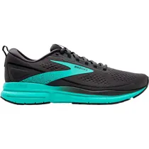 Tênis Brooks Feminino Trace 3 8 Preto/Turquesa - 1204011B094