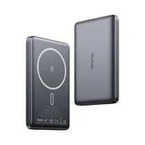 Cargador Portátil Magnético Mcdodo Metal Ultra-Thin MC-4651 20 W 10.000 Mah Negro