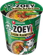 Macarrão Instantâneo Nongshim Shin Ramyun Zoey Burger Hero - 68G