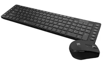Klip Teclado + Mouse Wireless KCK-270S Revolution Esp Negro