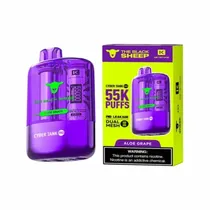 Black Sheep Cyber Tank Pro 55K Aloe Grape 55000 Puffs