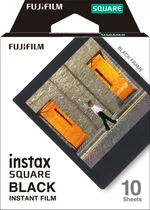 Filme Fujifilm Instax Square Black - 10 Folhas
