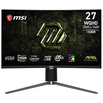 Monitor Gamer MSI Mag 274CQPDF X32 27" WQHD Curvo Va 320HZ / 0.5MS - Preto