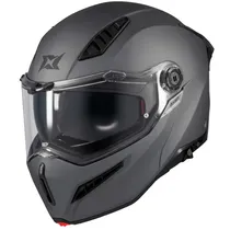Capacete Axxis Ghostfighter SV Solido A12 - Articulado - Tamanho M - com Óculos Interno - Matt