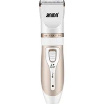 Kit Aparador de Cabelo Onida ON-P2 Bivolt para Animais de Estimação - Branco/Dourado