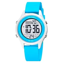 Relogio Unissex Digital Skmei 1758 Celeste