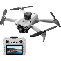Drone Aerial Uav P6 Dual Câmera 360º com Controle Cinza