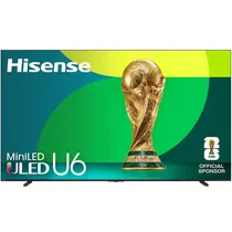 TV Smart Mini LED Qled Hisense U6 Series 100U65QF 100" 4K Fire TV Wi-Fi - Preto