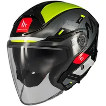 Capacete MT Helmets Cosmo SV Silence B3 - Aberto - Tamanho M - com Óculos Interno - Gloss