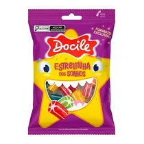 Bala de Gelatina Docile Estrelinha Pacote 70G