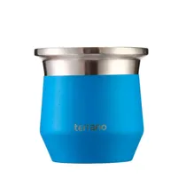Terrano Guampa Acero Inox Flap Tapa/Goma Azul Electrico
