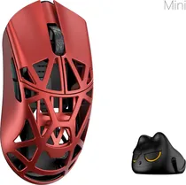 Mouse Wireless Magnesium Wlmouse Beast X Mini Pro 8K Omron Opticals Red&Black