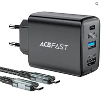 Cargador Acefast A17 65W USB-C/USB-A/HDMI Smart PD Hub c/Cable USB-C 100W