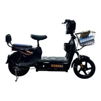 Moto Elétrica Sonaki 500W – Bateria de Lítio – Preta